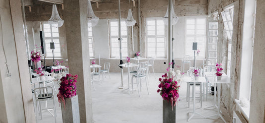 Firmenveranstaltung_madsack_hannover_b2b_blumendekoration_pink