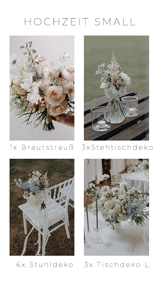 Hochzeit SET "PEACH GARDEN"