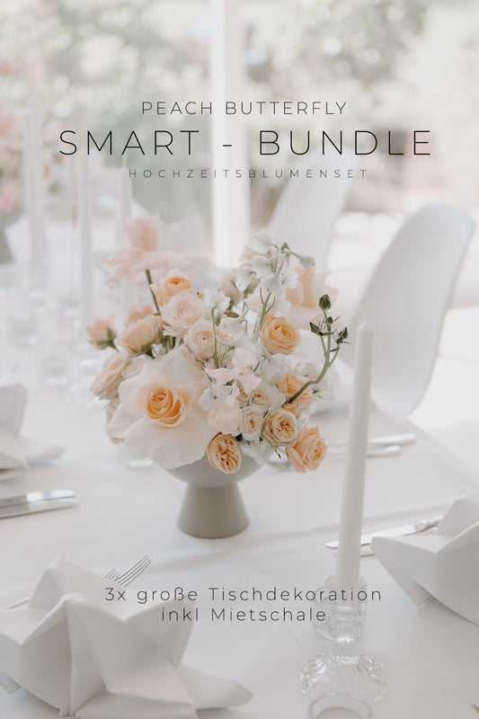 PEACH BUTTERFLY Hochzeits - Set