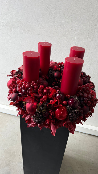 Adventkranz RED PROMISE