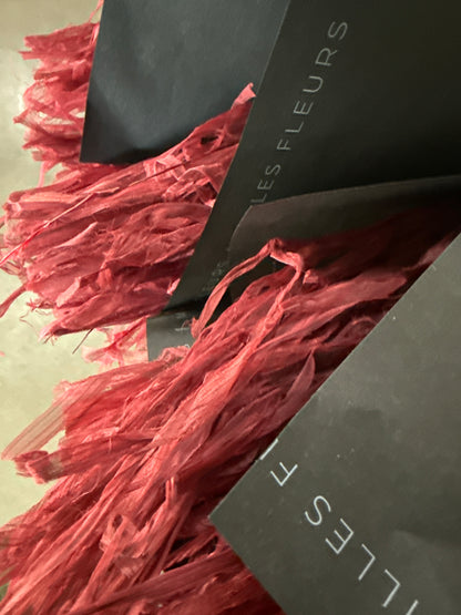 Pflanzenfasern gefärbt - Bordeaux