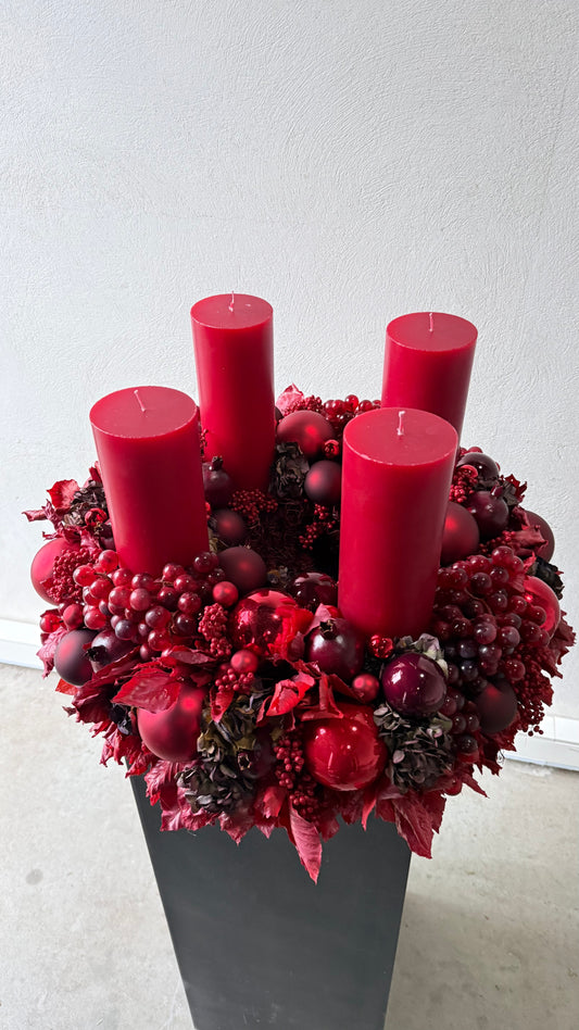 Adventkranz RED PROMISE