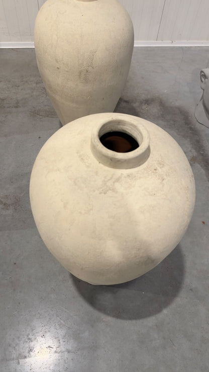 Tonvase - leicht gebrannt - Indoor