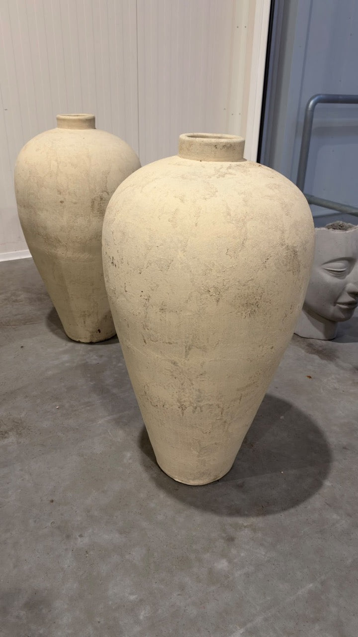 Tonvase - leicht gebrannt - Indoor