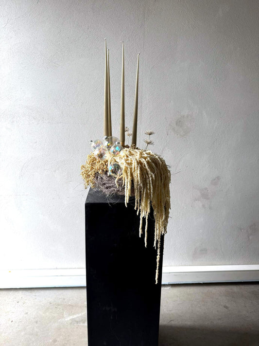 Adventkranz WHITE LANDSCAPE