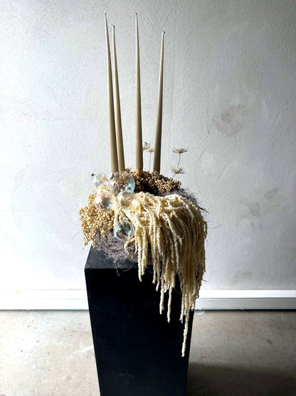 Adventkranz WHITE LANDSCAPE