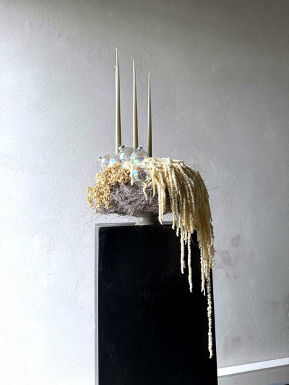 Adventkranz WHITE LANDSCAPE