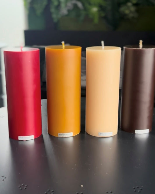 Stumpenkerze Weizenkorn unterschiedliche Größen