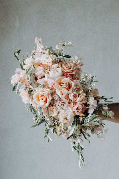 Bridal bouquet romantic garden