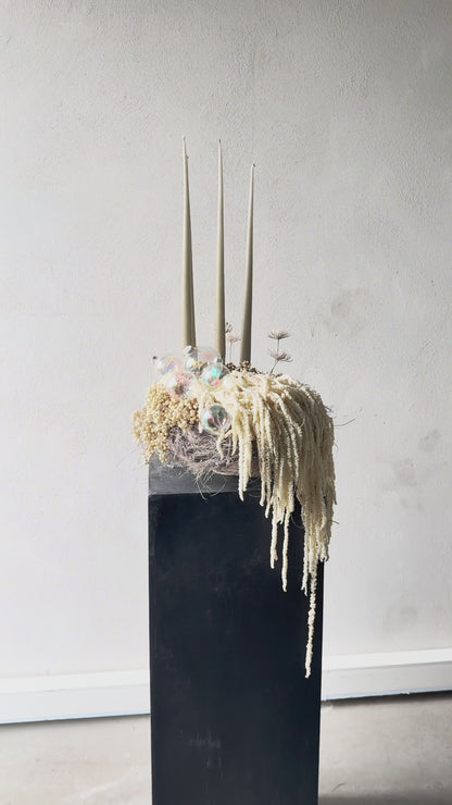 Adventkranz WHITE LANDSCAPE