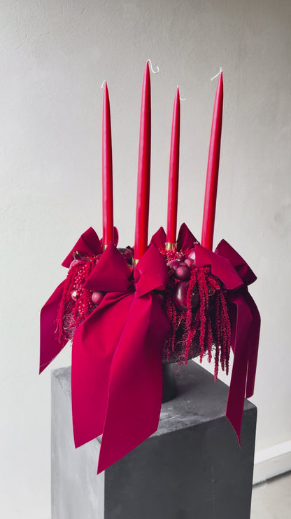 Adventkranz Red Velvet