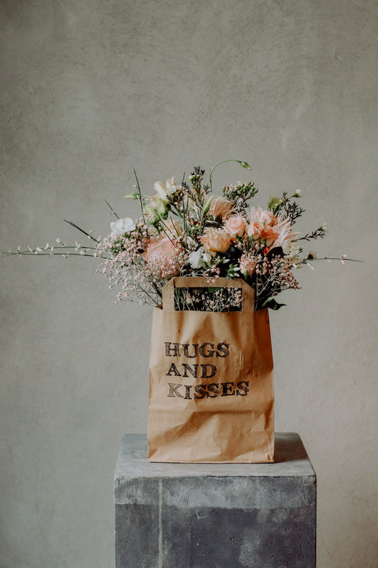 Flower bag Hugs and Kisses